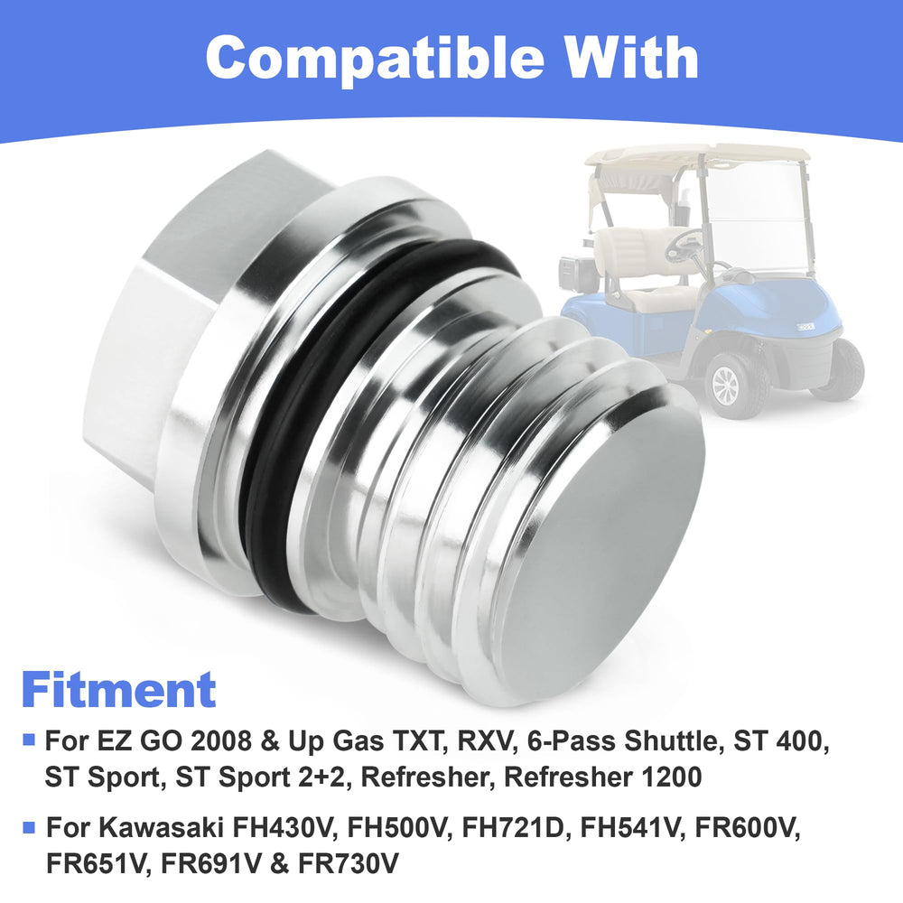 Outopakkle oil drain plug with O-ring and warranty support for engines