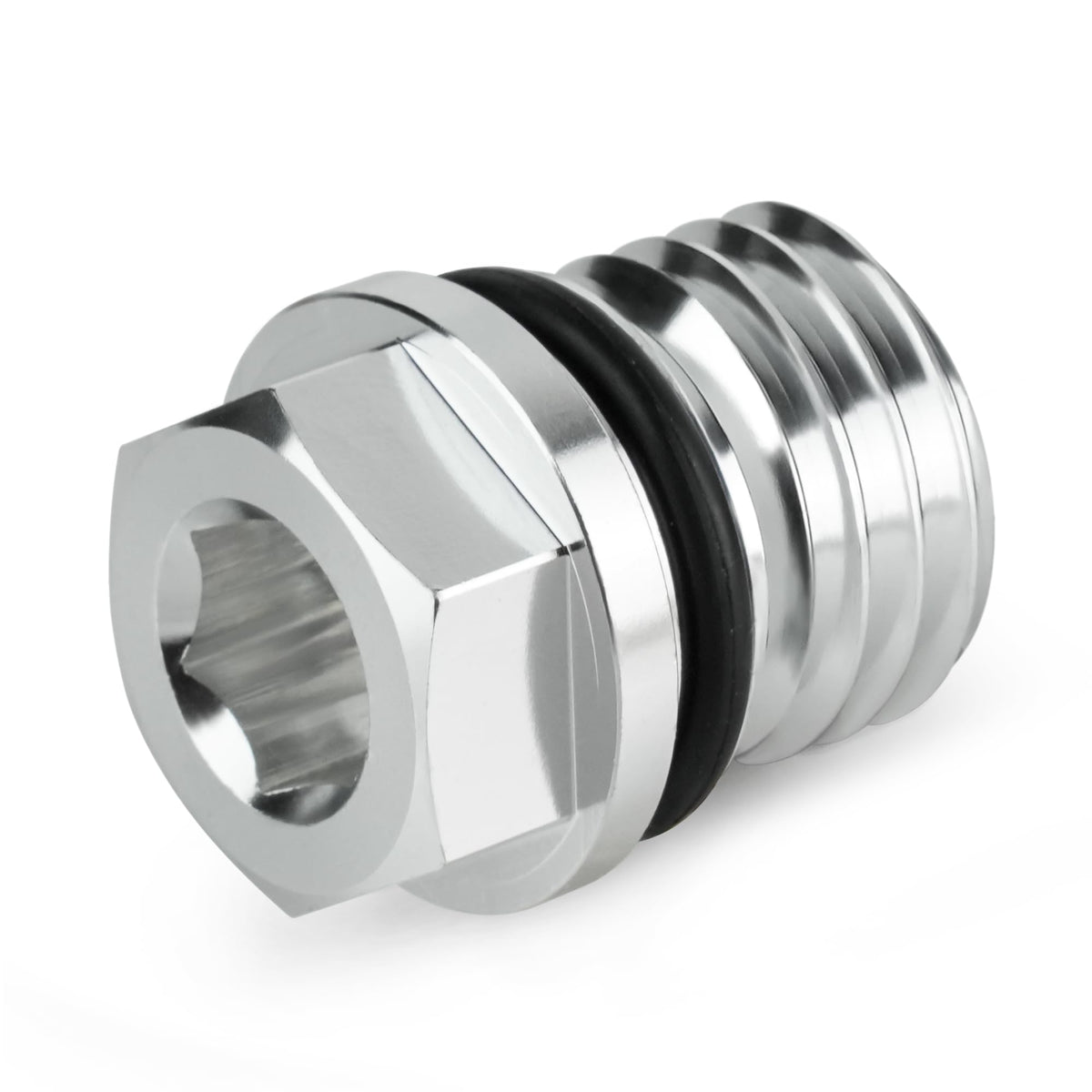 Outopakkle upgraded aluminum engine oil drain plug with O-ring for EZ GO carts