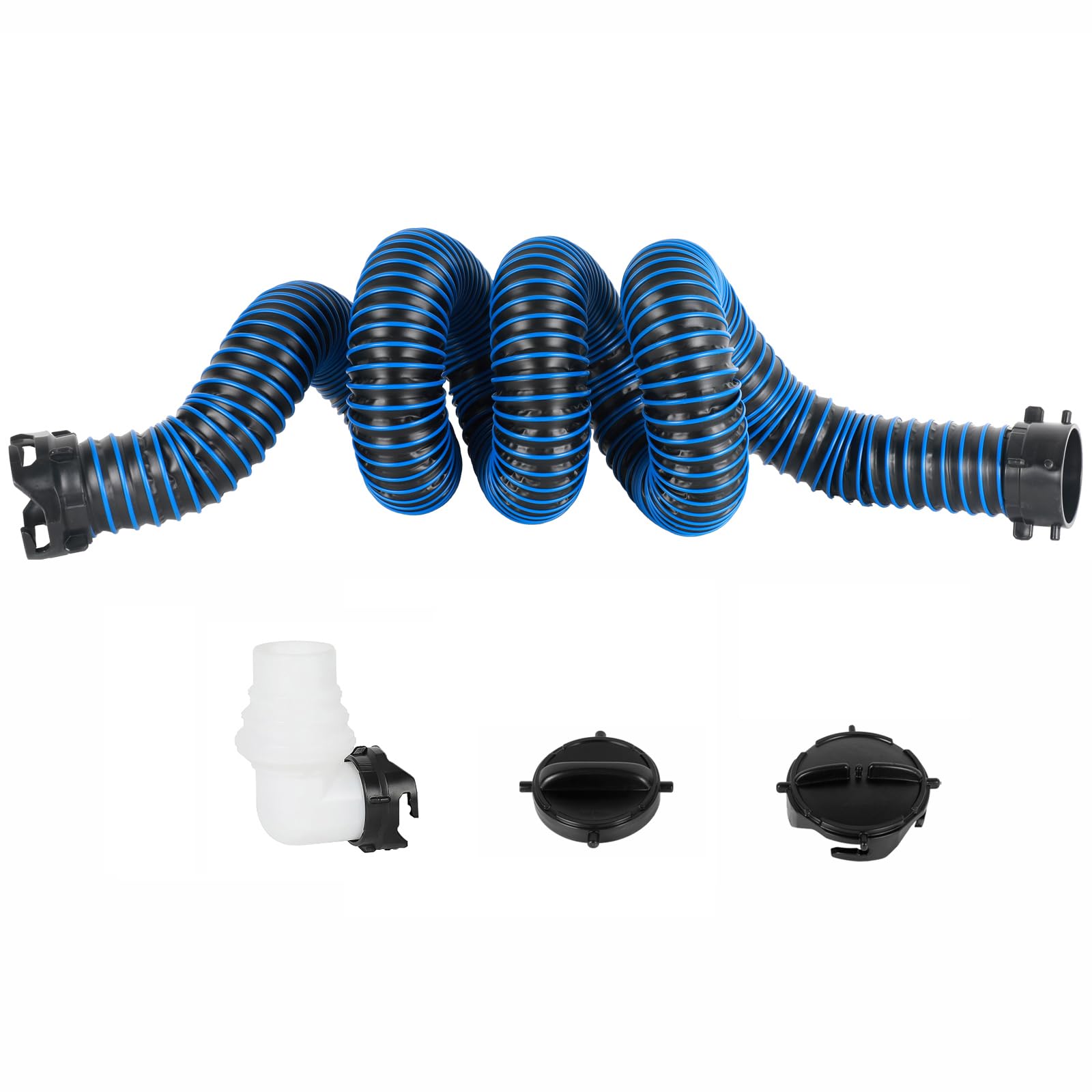 OUTPRIZE 15ft RV sewer hose for flexible hookups and easy storage.