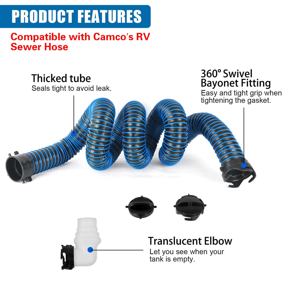 OUTPRIZE 4-in-1 adapter elbow enabling versatile connections