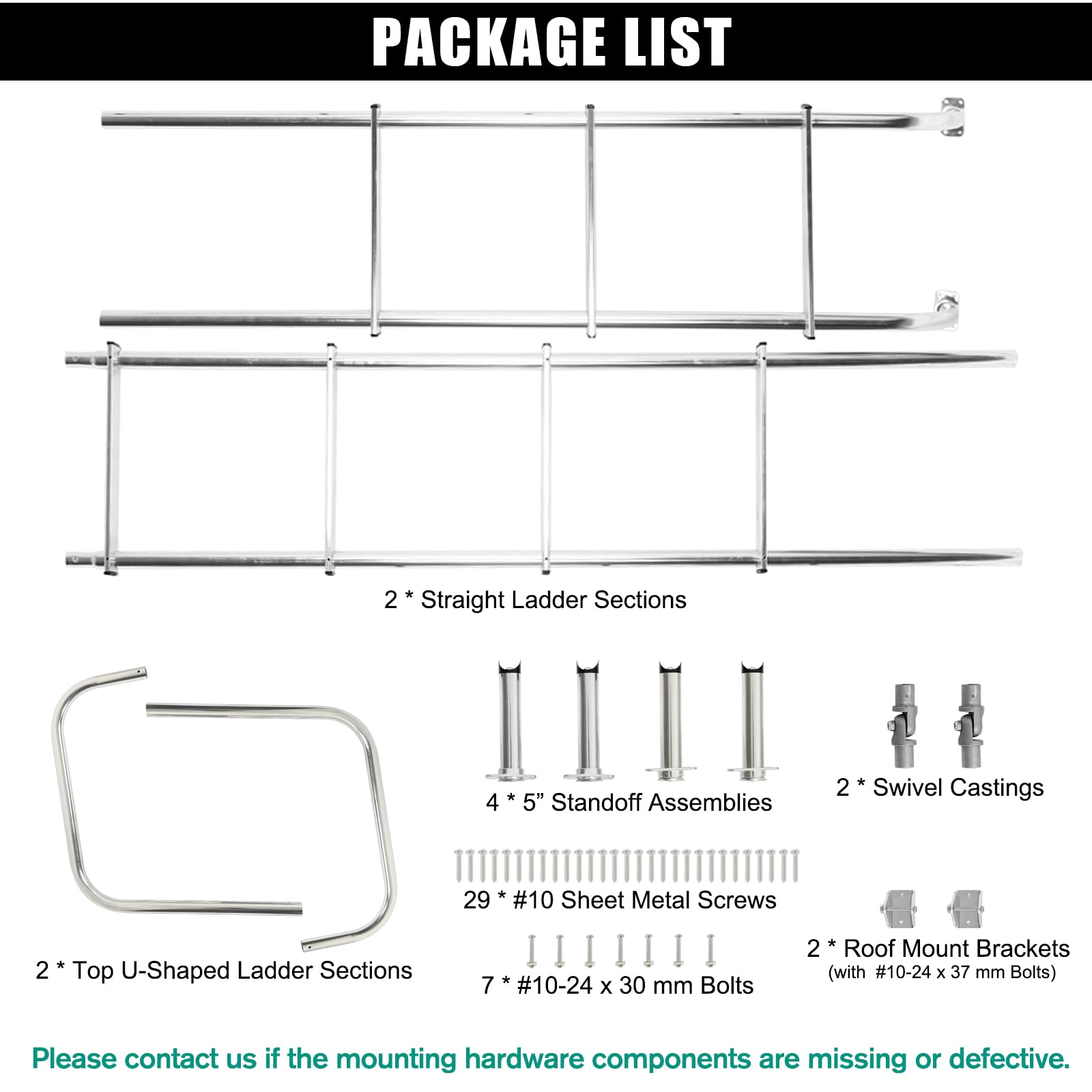 OUTPRIZE aluminum rv-ladder corrosion-resistant construction for long-lasting outdoor use.