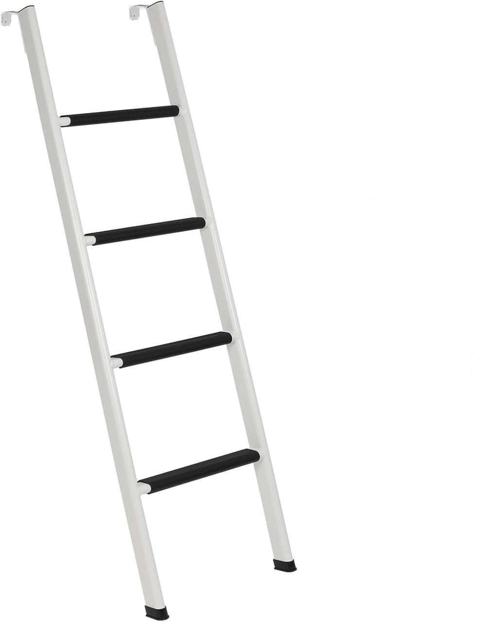 OUTPRIZE anti-slip RV bunk ladder front view, sturdy 57-inch steel design for secure bunk access.