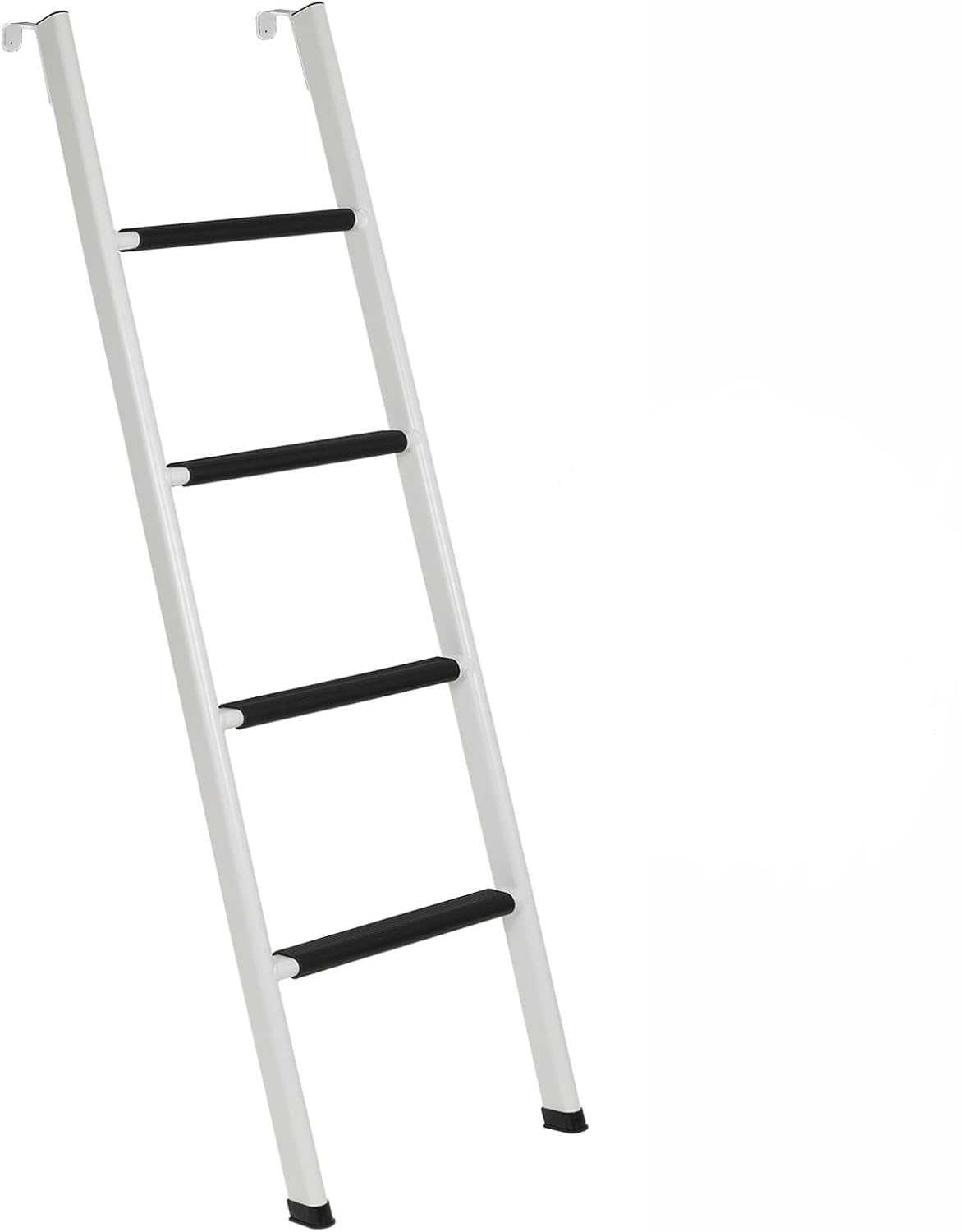 OUTPRIZE anti-slip RV bunk ladder front view, sturdy 57-inch steel design for secure bunk access.