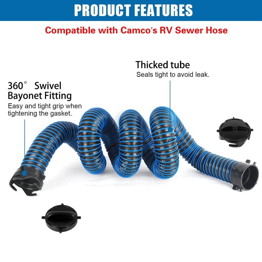 OUTPRIZE 4.1ft compressed length supports easy bumper storage.