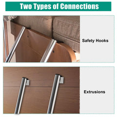 OUTPRIZE bunk ladder side profile showing slim, space-saving design.