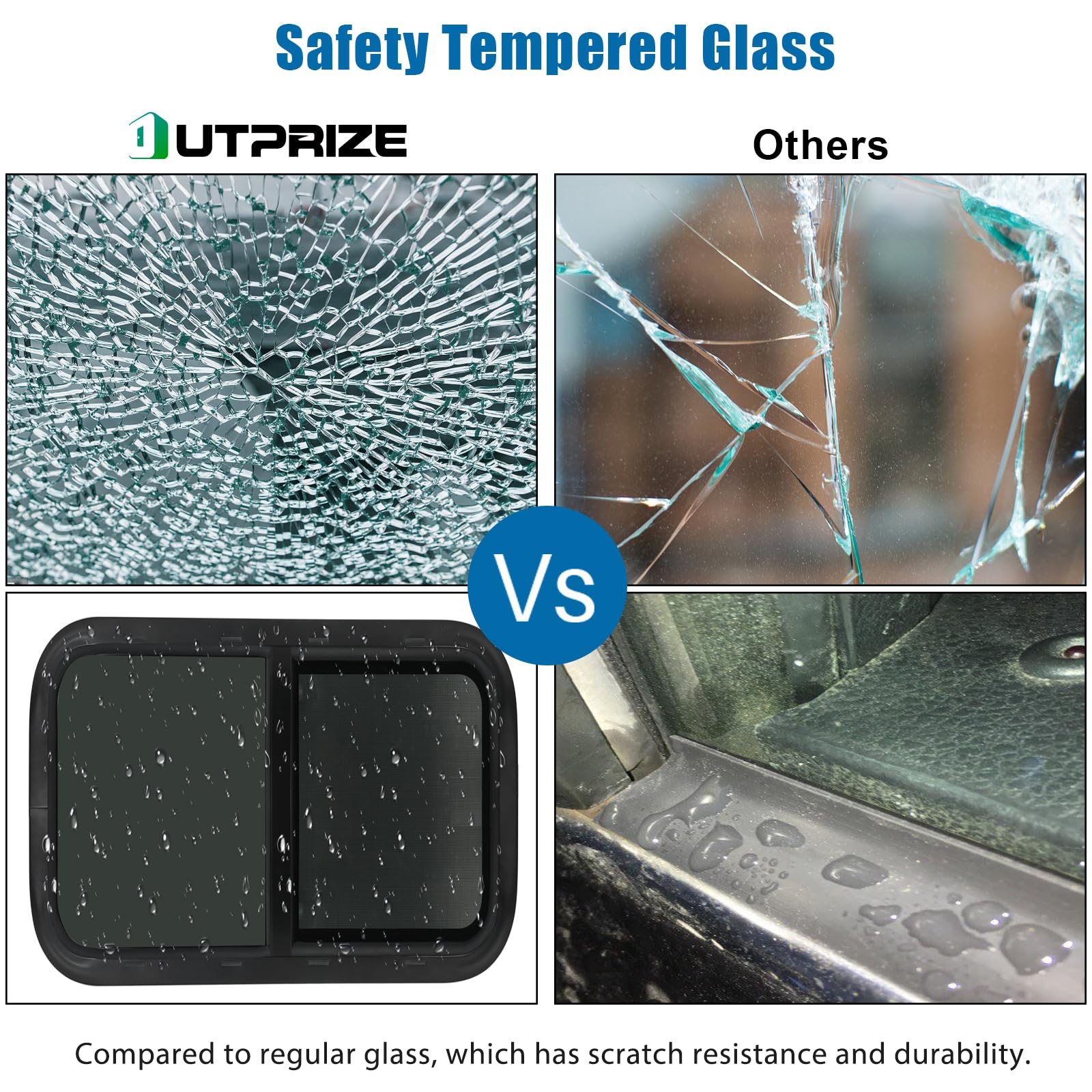 OUTPRIZE fine mesh screen for insect-free ventilation