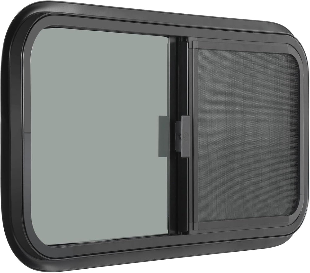 OUTPRIZE horizontal window 30x20 frame close-up showing durable anodized aluminum framing.