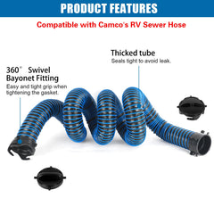 OUTPRIZE storage caps keep hose ends clean and ready.
