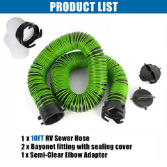 OUTPRIZE pre-attached swivel bayonets ensure smooth attachment and leak-free performance.