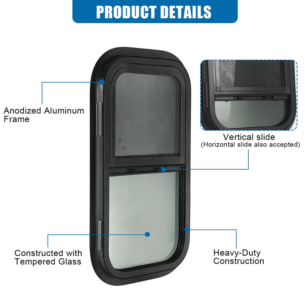 OUTPRIZE rv window mesh screen blocks insects while letting air flow.
