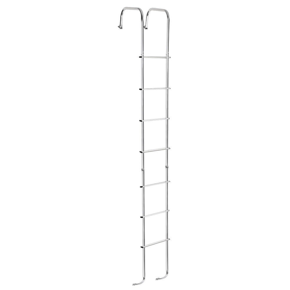 OUTPRIZE universal exterior RV ladder adjustable length for different RVs.