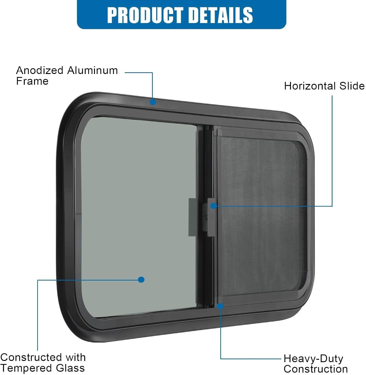 OUTPRIZE venting screen allows fresh air while keeping insects out.