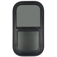 OUTPRIZE vertical RV window with tinted glass for privacy and heat protection