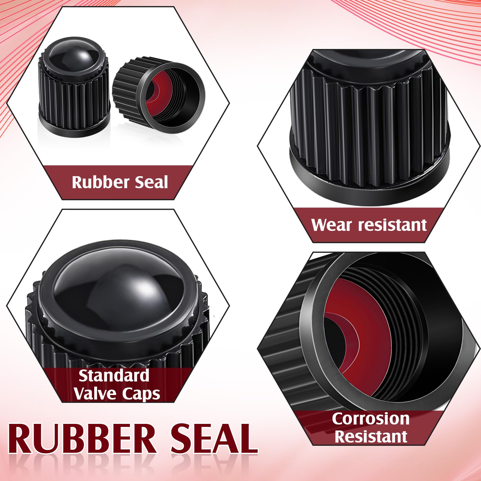 Outus installed on car tire demonstrating protection against dirt and moisture