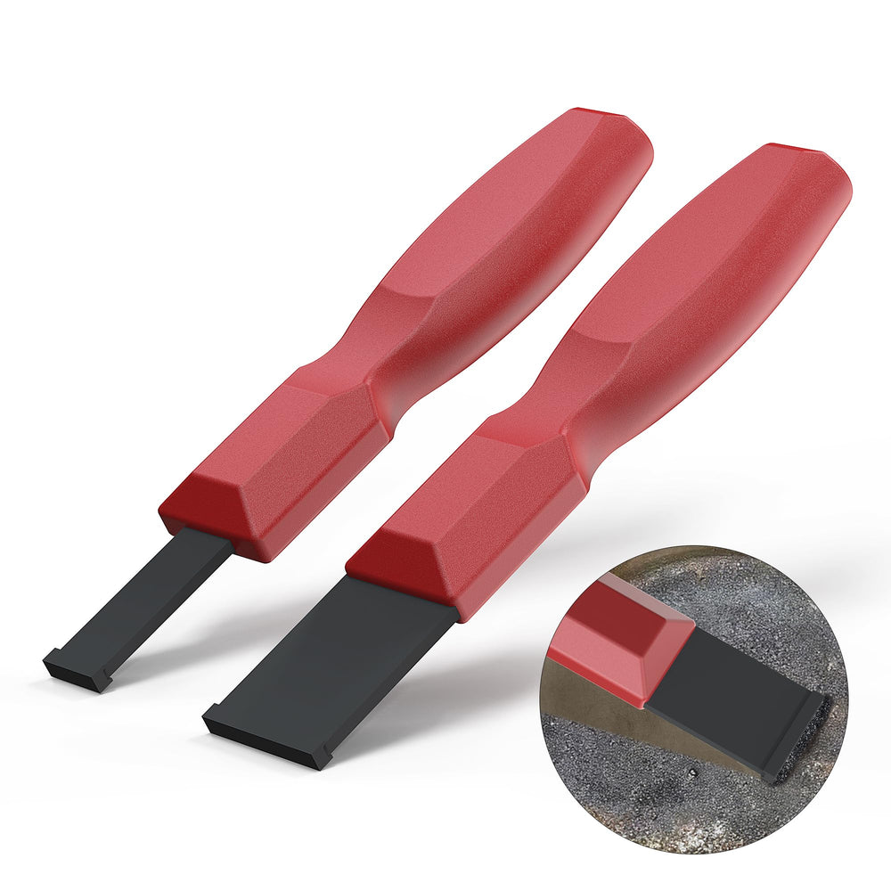 OUXIO Carbide Scraper set, front view, ideal for metal gasket residue removal