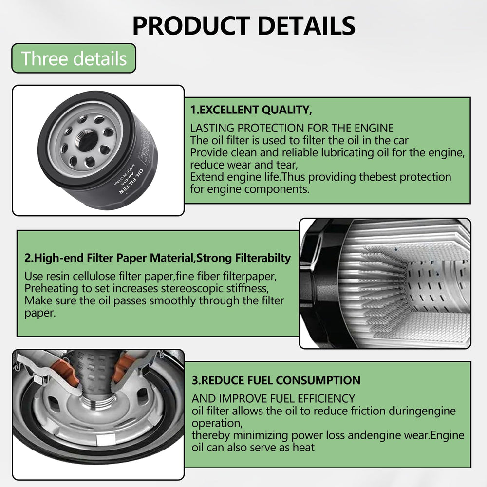 OuYi oil filter 49065-7007 front view, ready for rugged outdoor use.