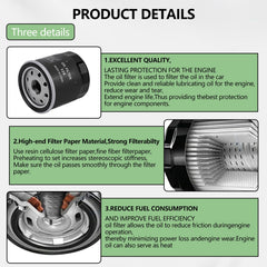 OuYi oil filter for Kawasaki FX751V maintains oil pressure and reduces debris