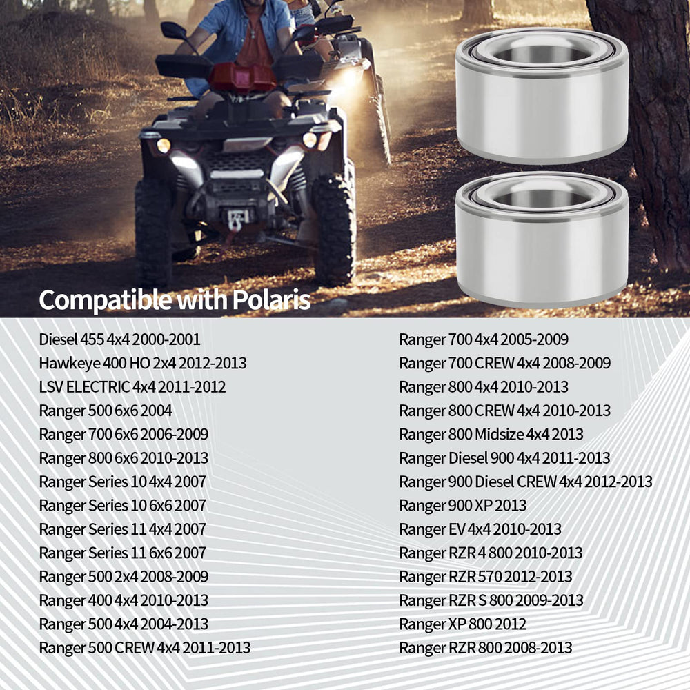 OuYi rear wheel bearing for Polaris Ranger Crew 500 supports heavy-duty use