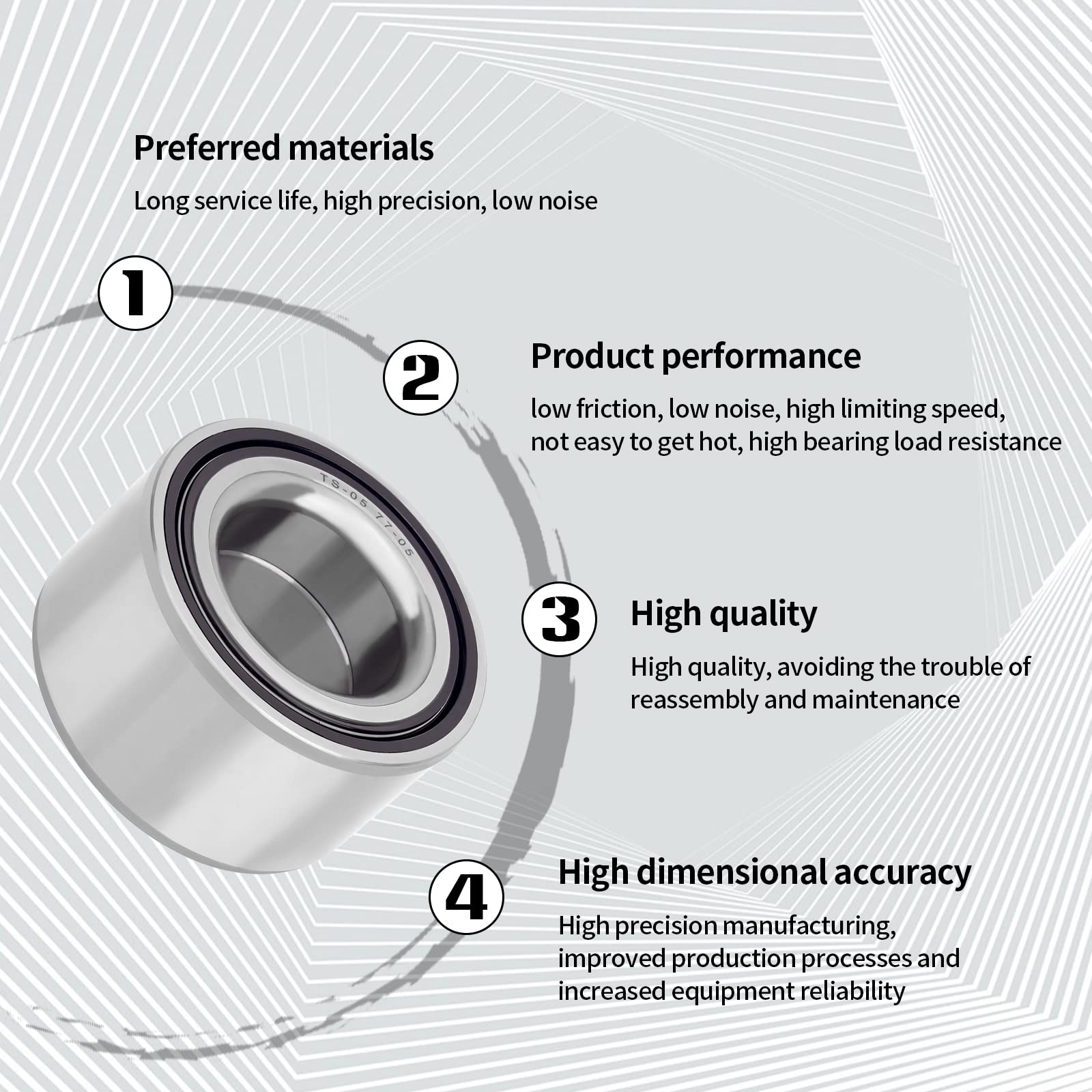 OuYi rear wheel bearing for Polaris Ranger 700 boosts durability on tough terrain