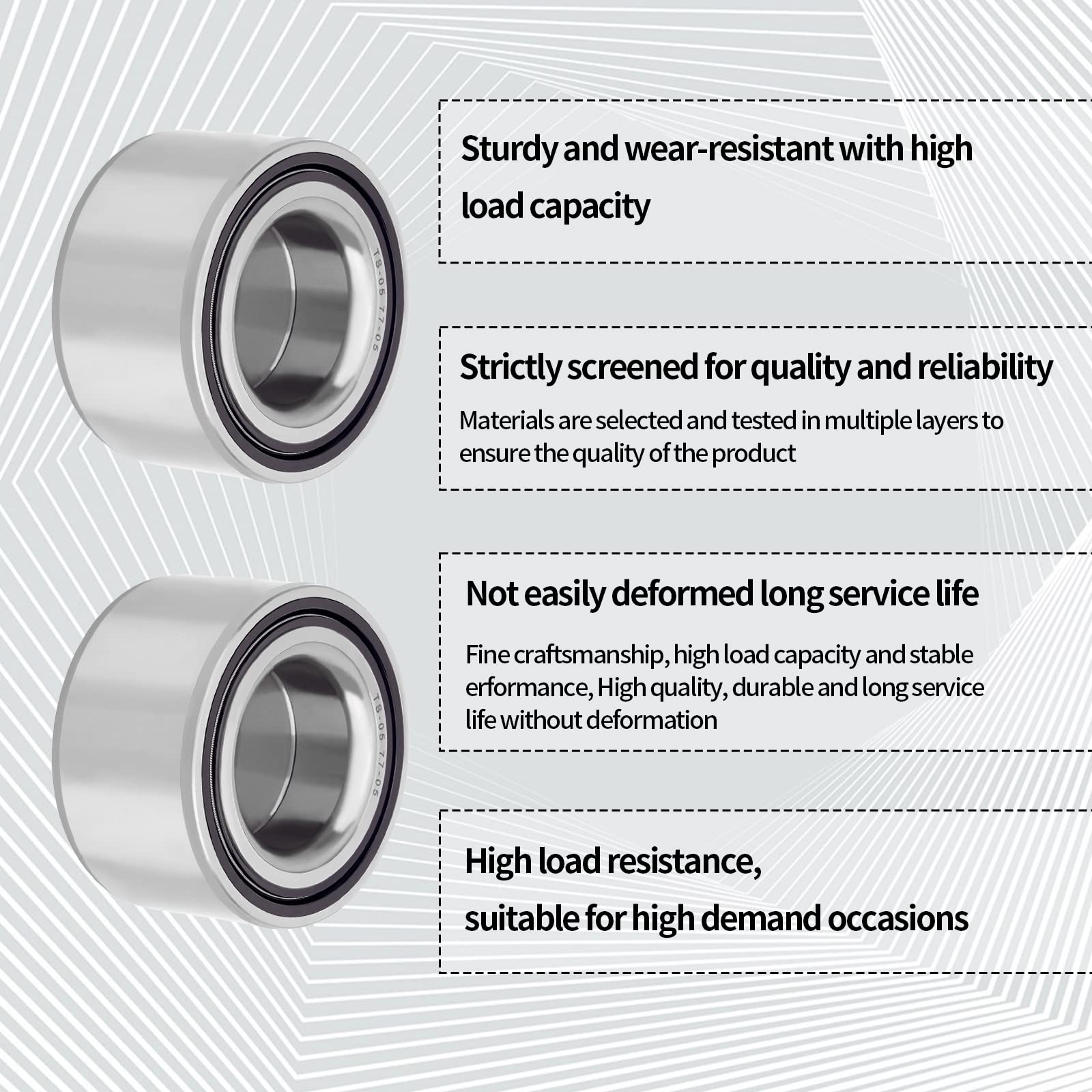 OuYi rear wheel bearing for Polaris Sportsman 500 improves ride quality