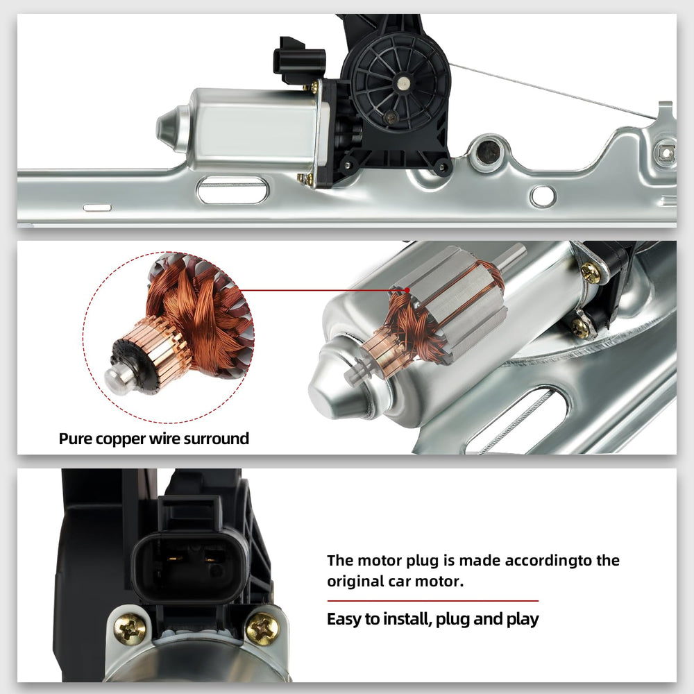 OVANOH front-left window regulator with motor for Escalade improves driver-side window control.