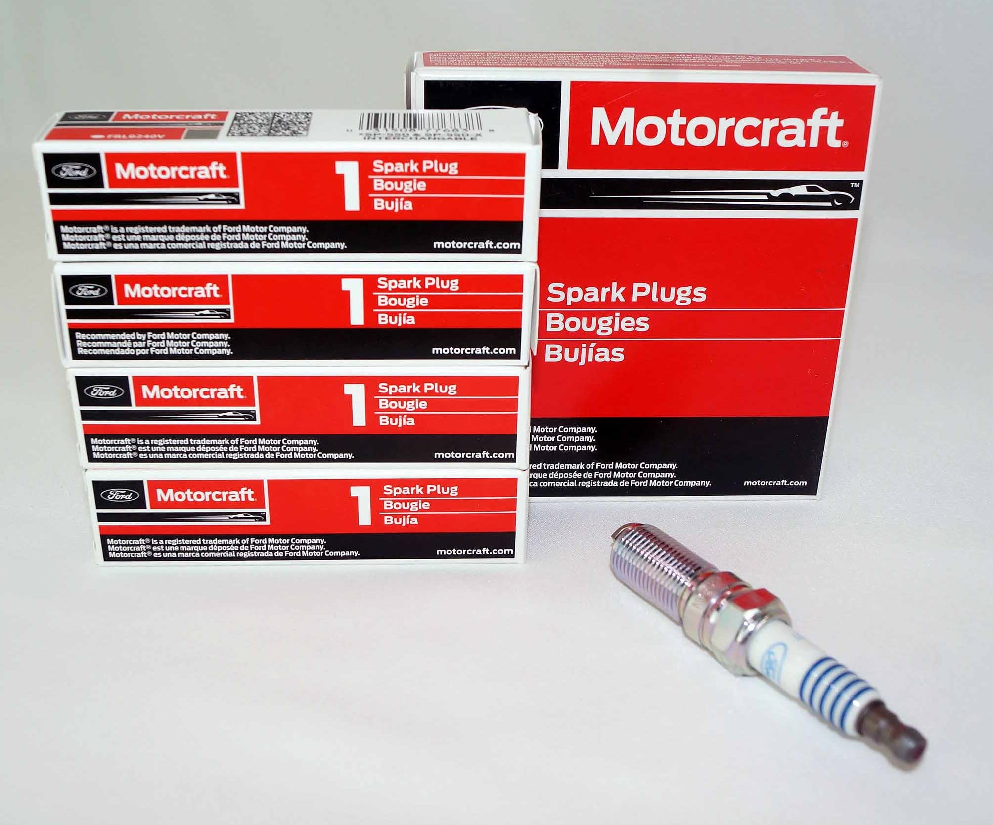 OverstockDirect SP550X spark plug front view with durability focus