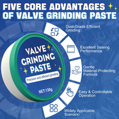 OverZyn valve-lapping rod used for precise grinding control.