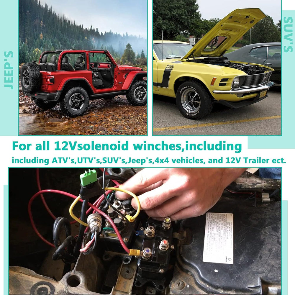 ovsor 12V 250A winch solenoid relay weatherproof coating protects performance