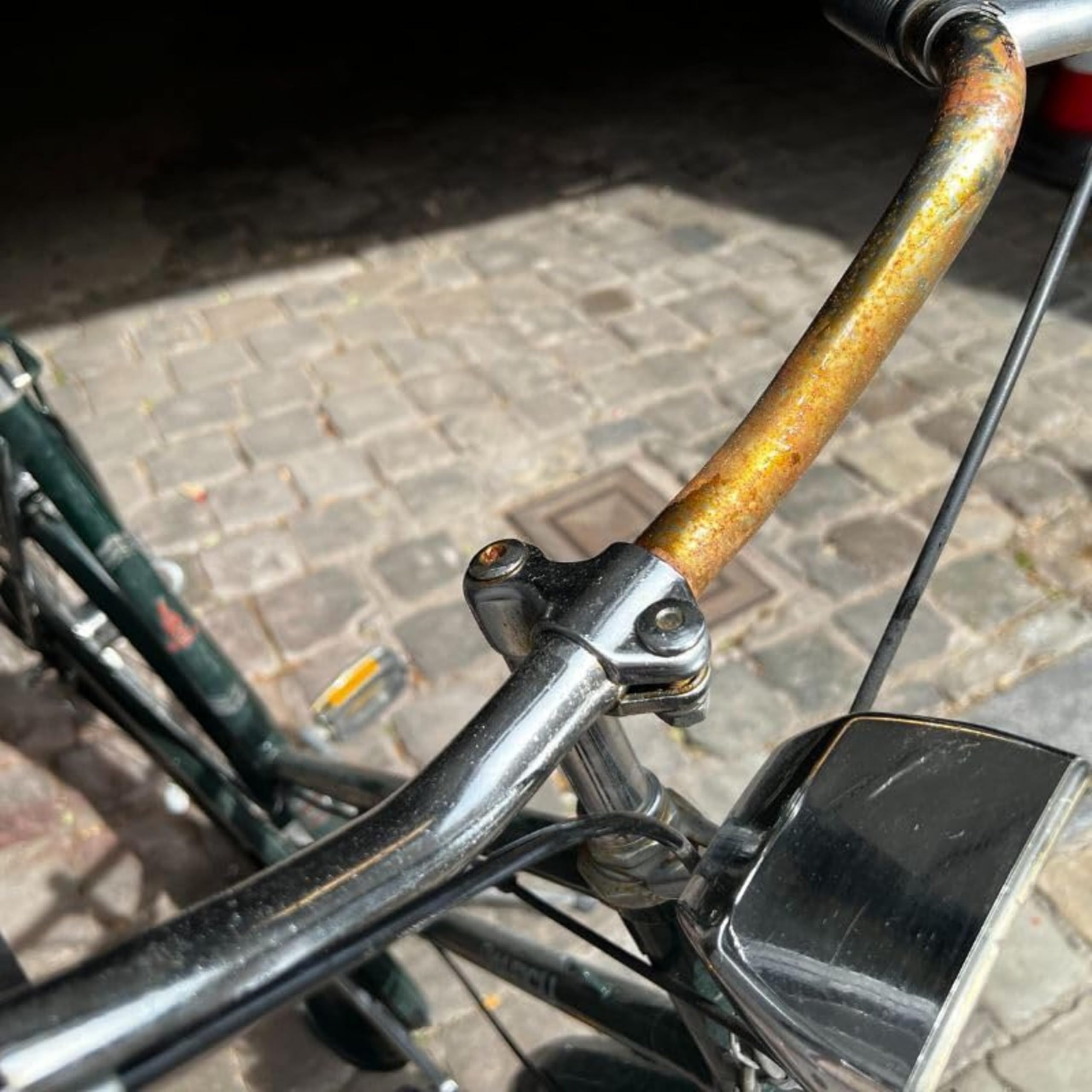 Dulled plastic panel with Polytrol showing restored depth.