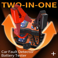 OWMSIC OBD2 Scanner battery tester diagnostic display shows real-time data clearly.
