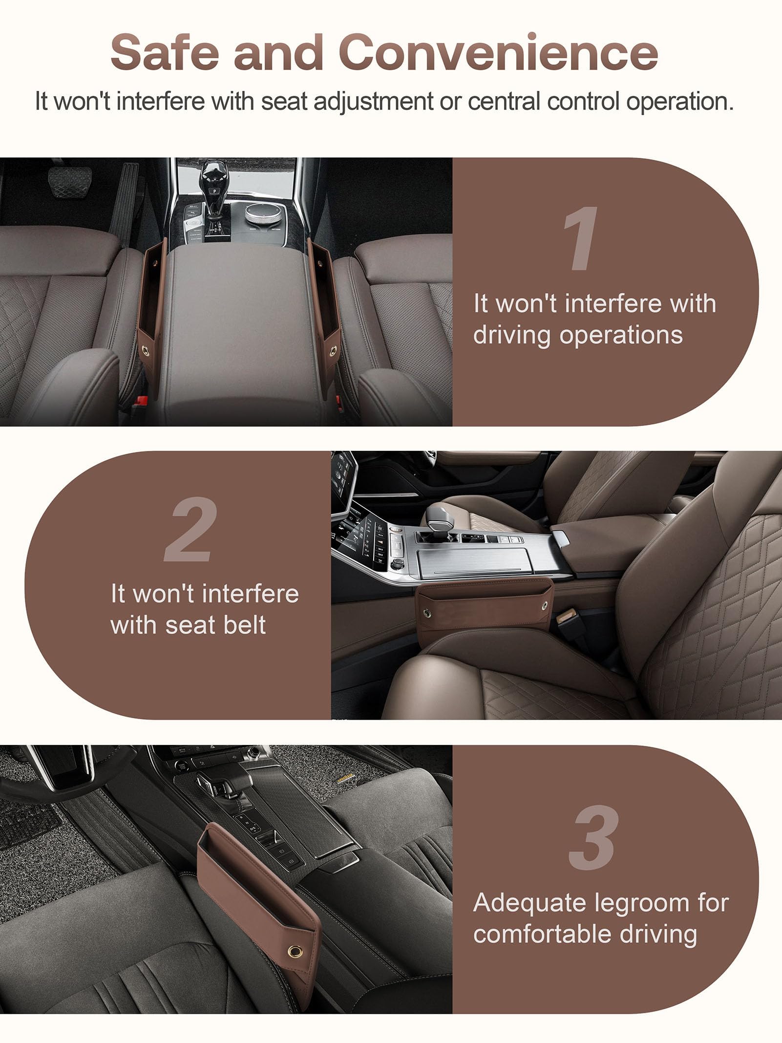 Gift-ready Owntow leather gap filler ideal for car enthusiasts.