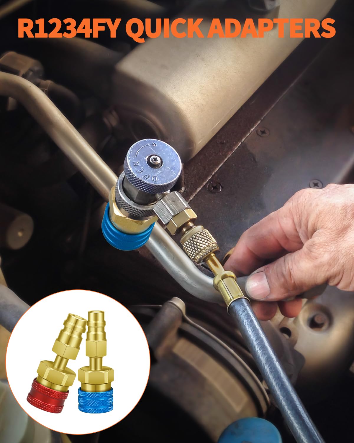 OXDFK automatic closing function simplifies disassembly and reduces leakage
