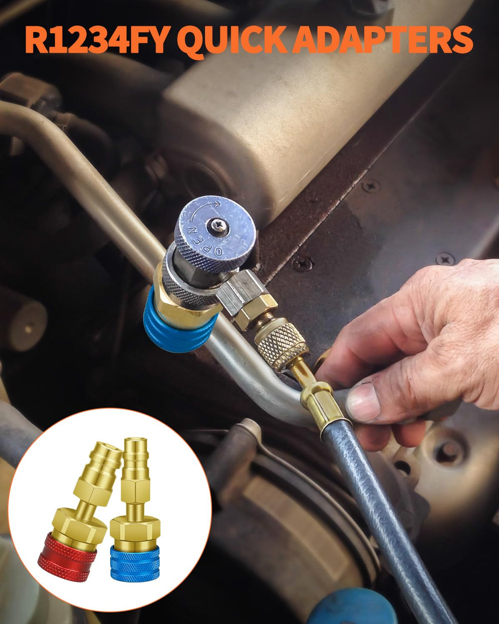 OXDFK automatic closing function simplifies disassembly and reduces leakage