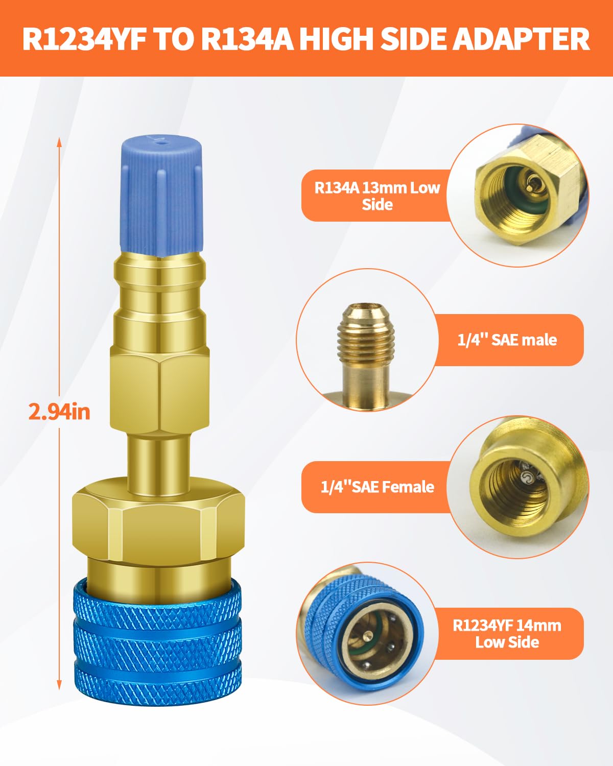 OXDFK brass quick coupler shows durable construction for long service