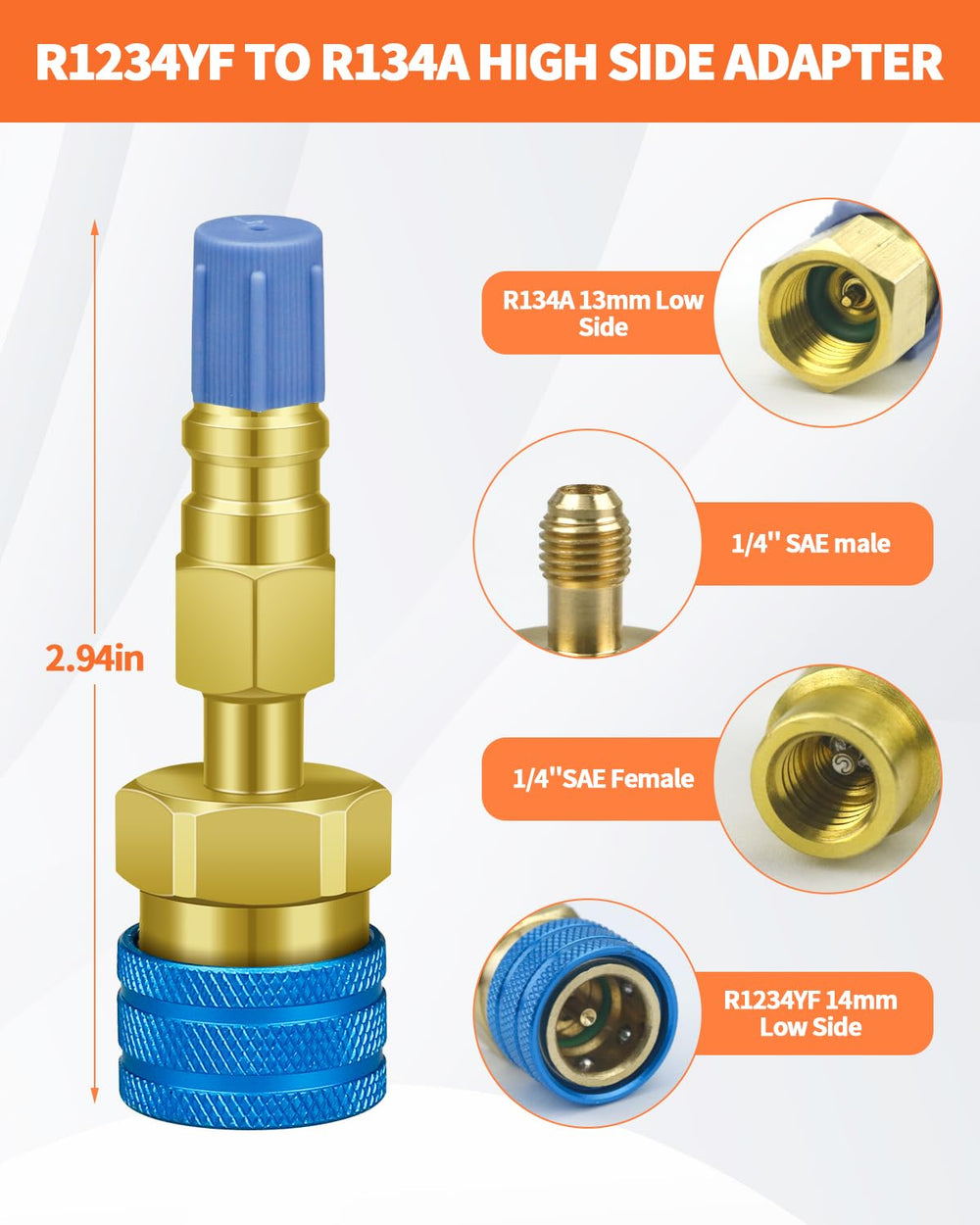 OXDFK brass quick coupler shows durable construction for long service