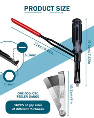OXDFK jam nut tool enables easy loosening in tight spaces.