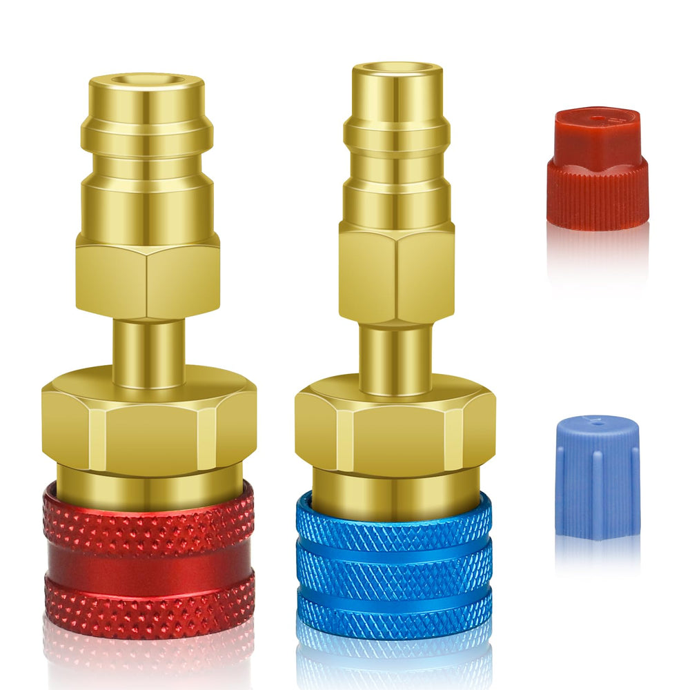 OXDFK blue low-side R1234YF adapter for secure charging connections