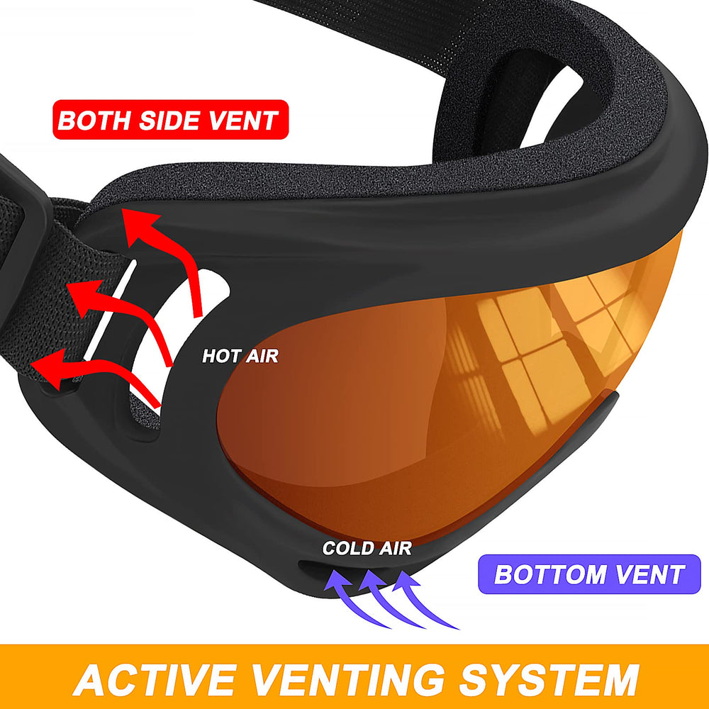 OXG goggles soft foam padding for all-day comfort.