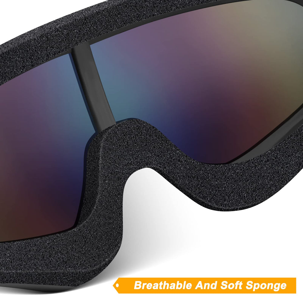 OXG dustproof and windproof design shields eyes in dusty or windy conditions.