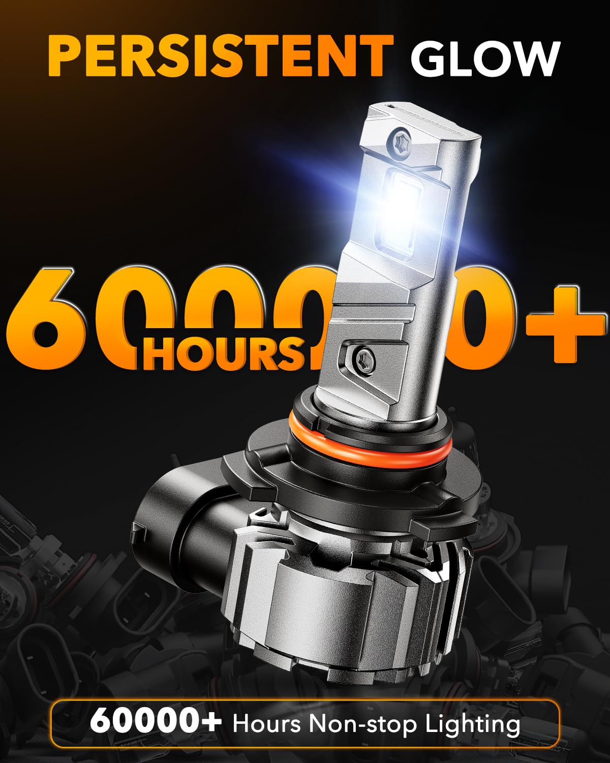 OXILAM 6500K cool white illumination for night driving