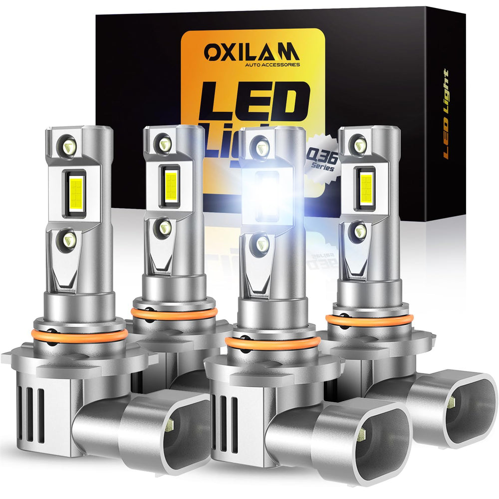 OXILAM 9005-9006 LED bulbs deliver 70,000 lumens for clearer night visibility.