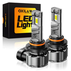 OXILAM 9005 LED bulbs with 60,000 lumens for enhanced night visibility