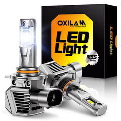 OXILAM 9012 bulbs front view in two-pack for enhanced night visibility