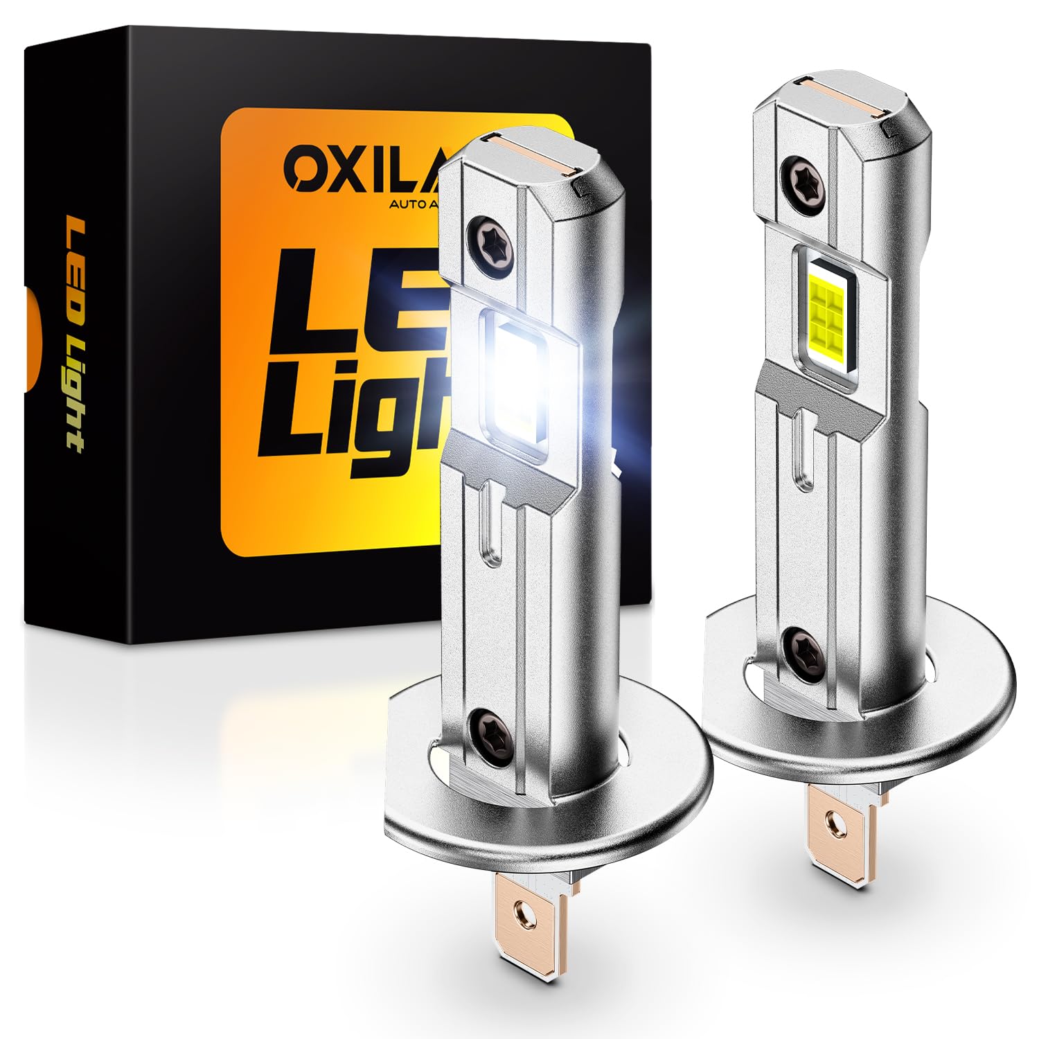OXILAM H1 bulbs with 1000% brighter beam for safer night driving