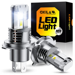 OXILAM H4 LED bulbs deliver ultra-bright light for safer night driving.