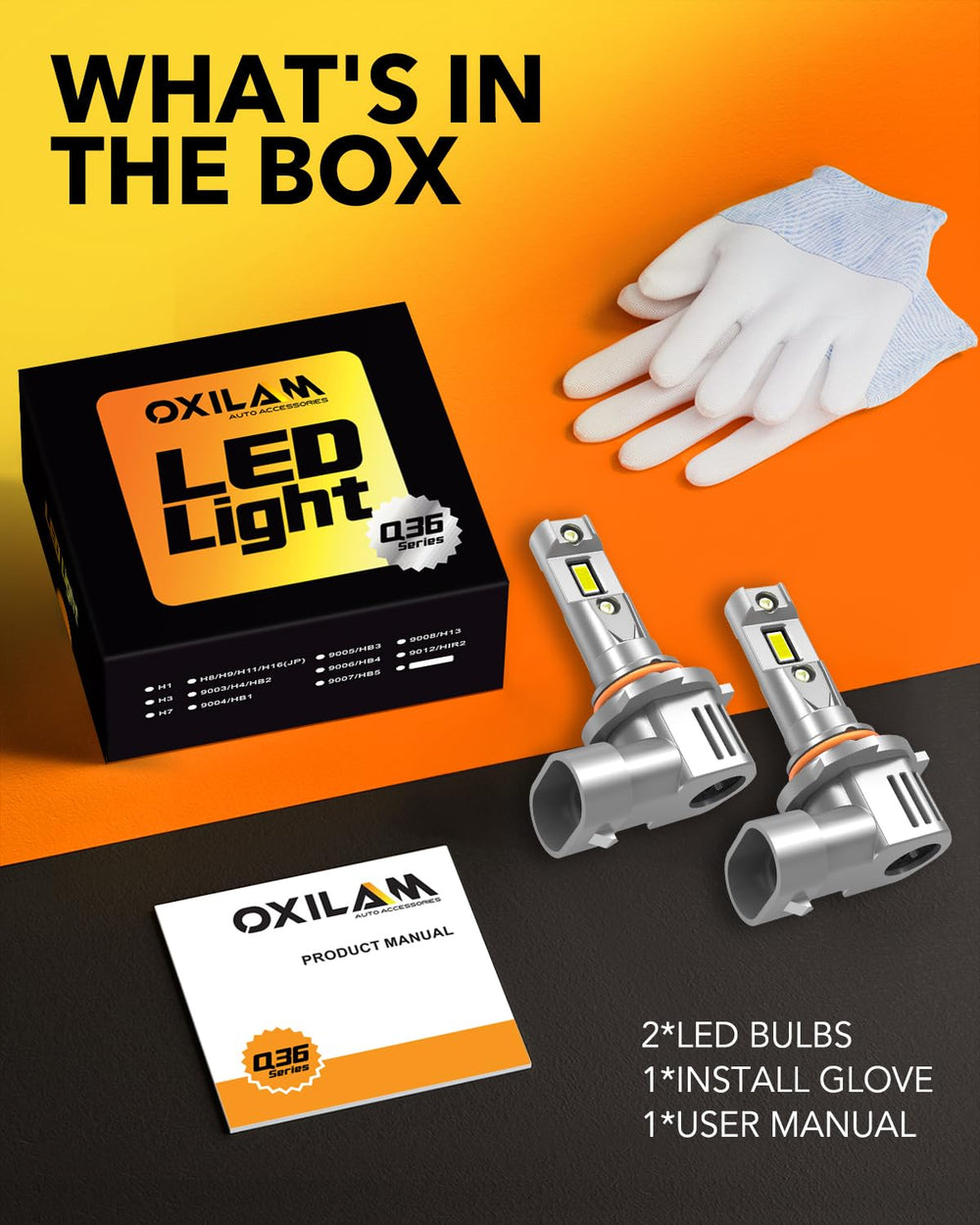 OXILAM HB3 pack of 2 ready for quick upgrade