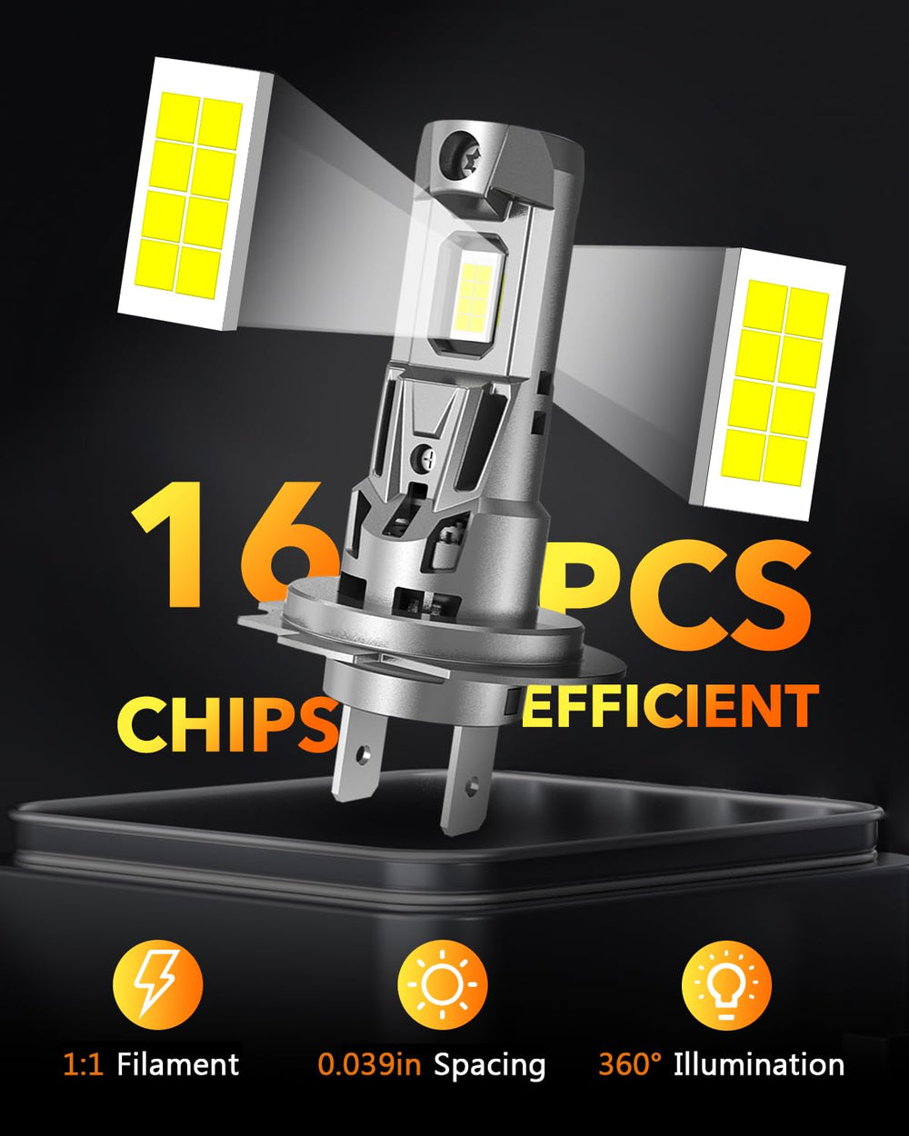 OXILAM M5S H7 bulbs provide a perfect beam pattern with reduced glare.