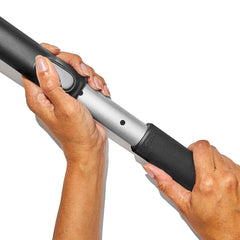 OXO Good Grips snowbrush feathered bristles protect paint while sweeping snow.