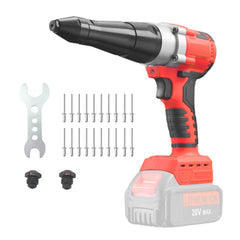 OXVIT cordless rivet gun with Milwaukee 18V compatibility for flexible power