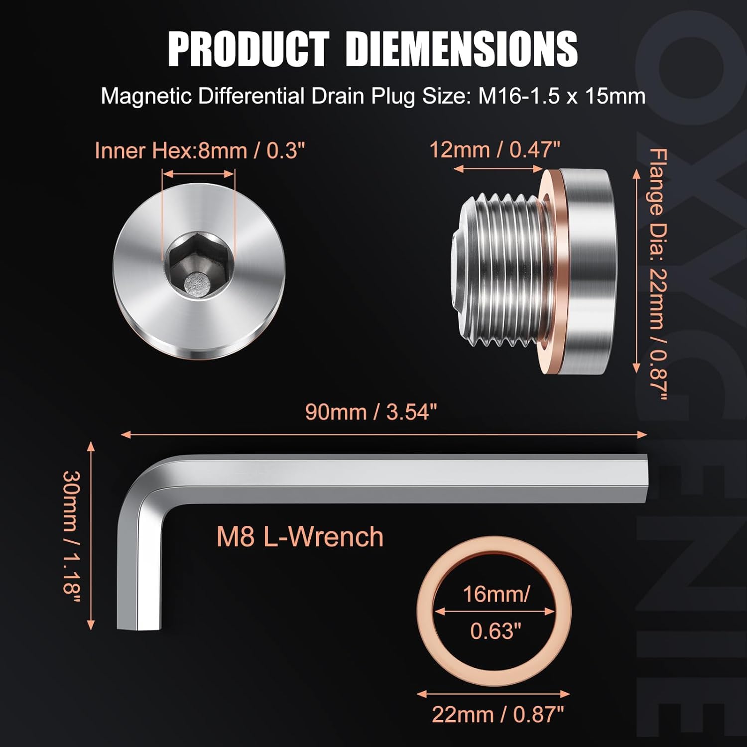OxyGenie magnet-retention front plug close-up during rugged use
